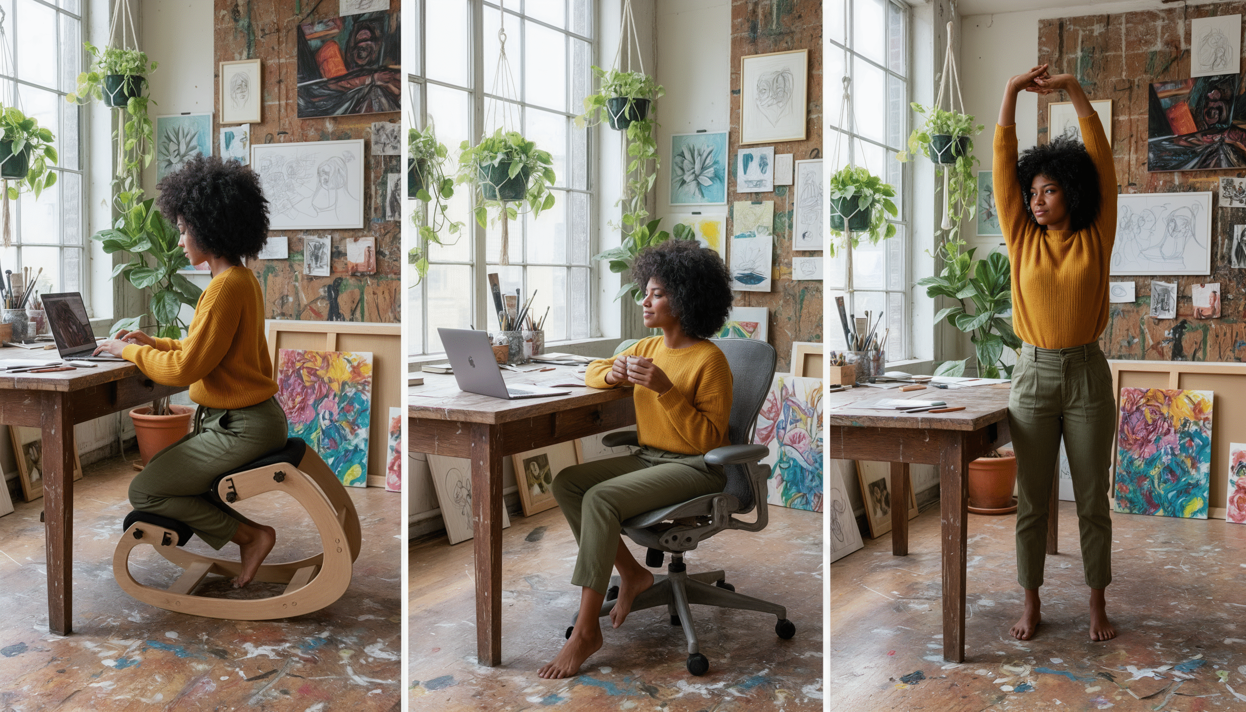 Workspace with position variation setup