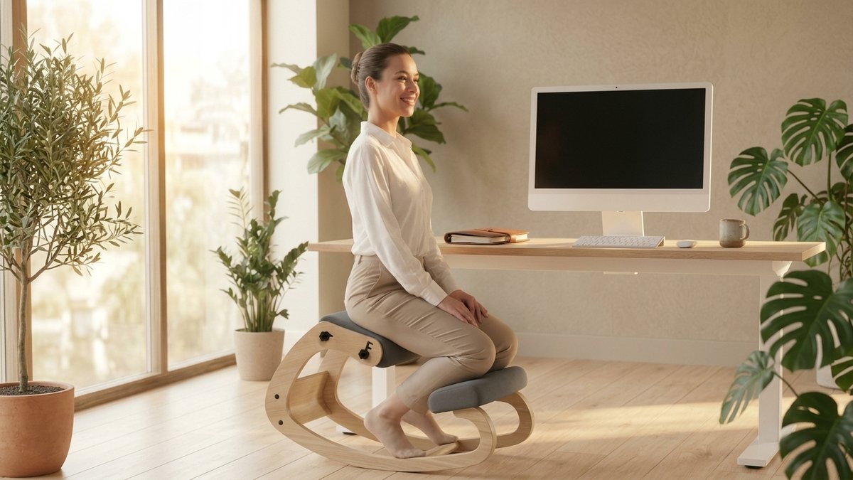 Ergonomic chair in professional workspace setting
