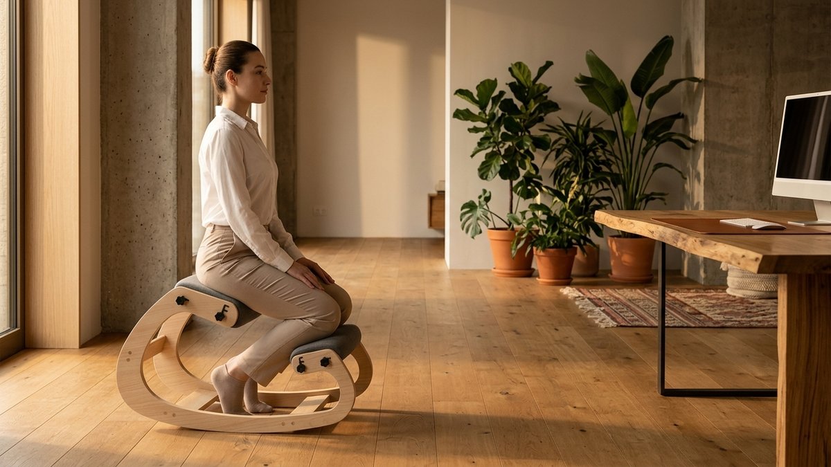 Ergonomic chair in professional workspace setting