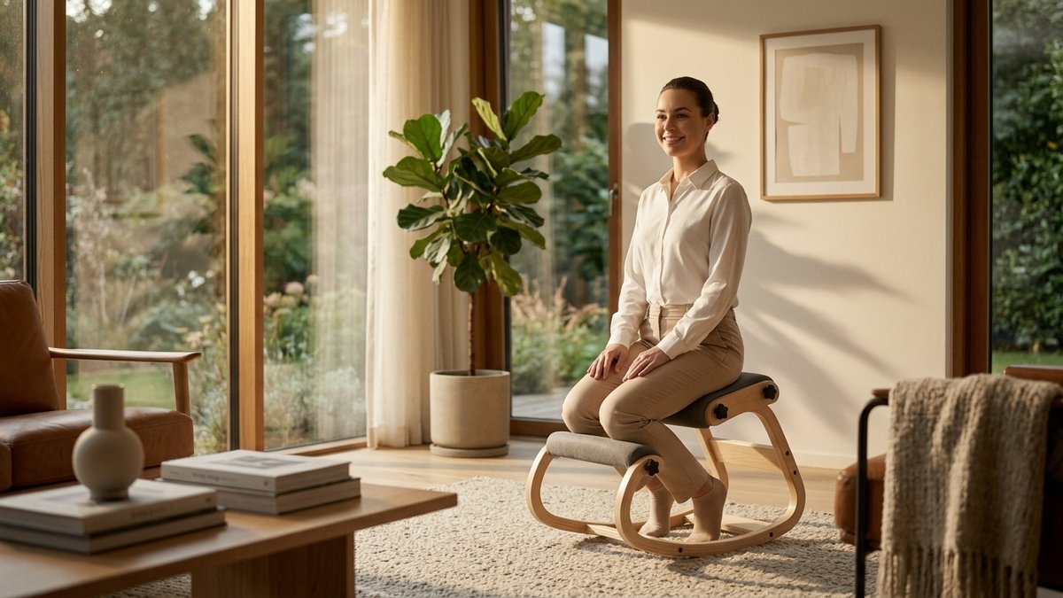 Ergonomic chair in professional workspace setting