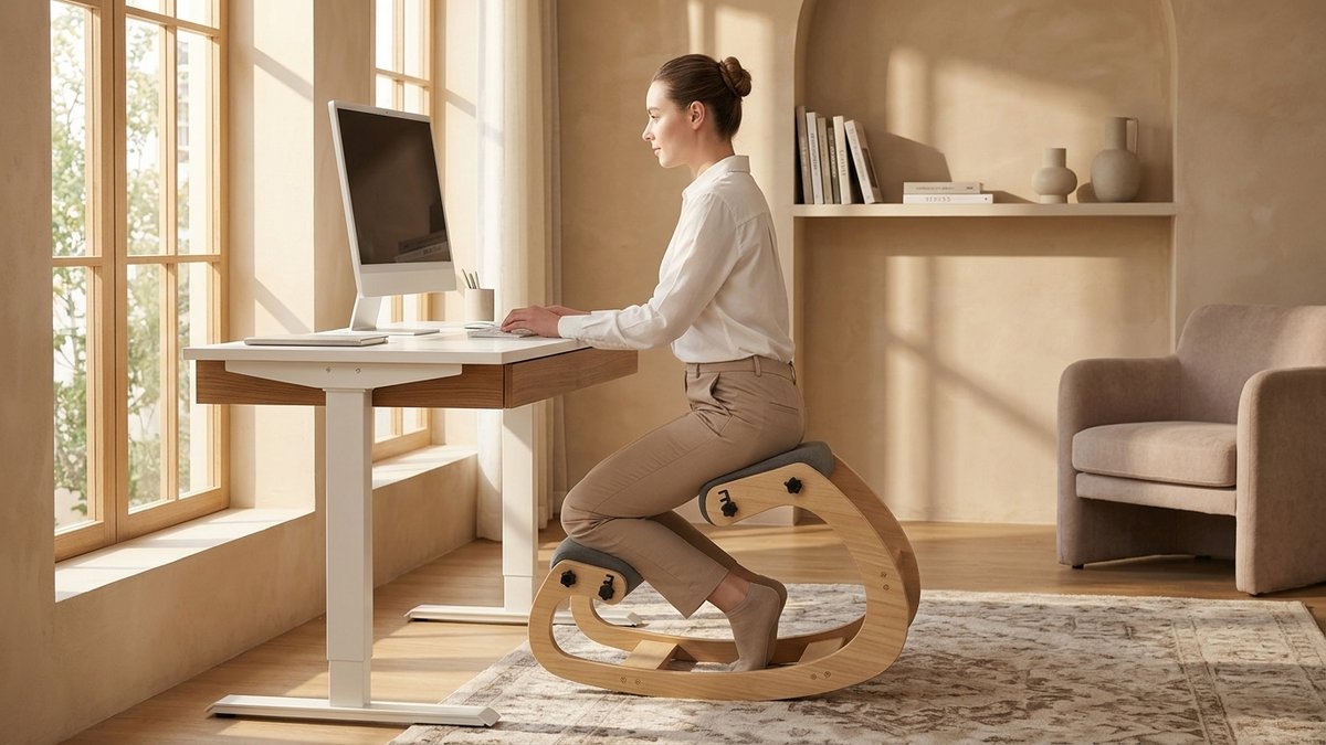 Ergonomic chair in professional workspace setting