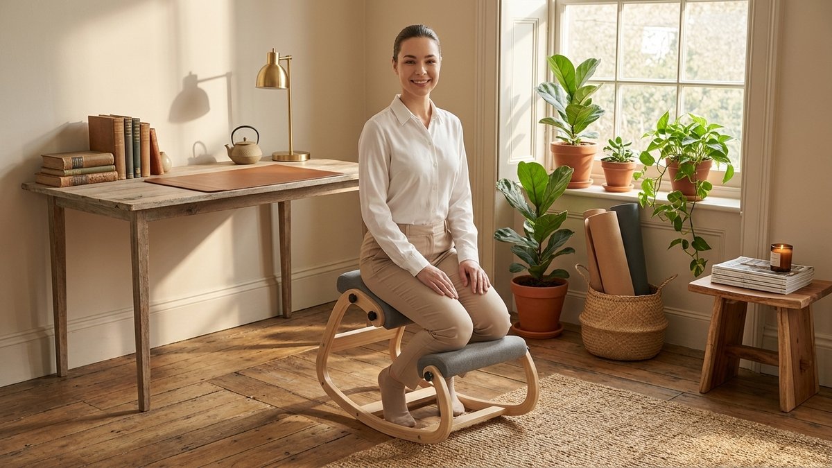 Ergonomic chair in professional workspace setting