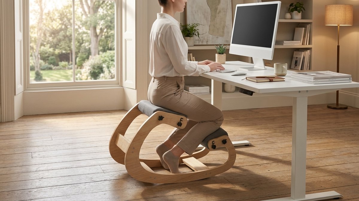 Ergonomic chair in professional workspace setting